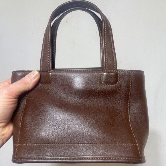 Vintage CoachBleecker Satchel No. 9303 in Mahogany Glove-Tanned Leather